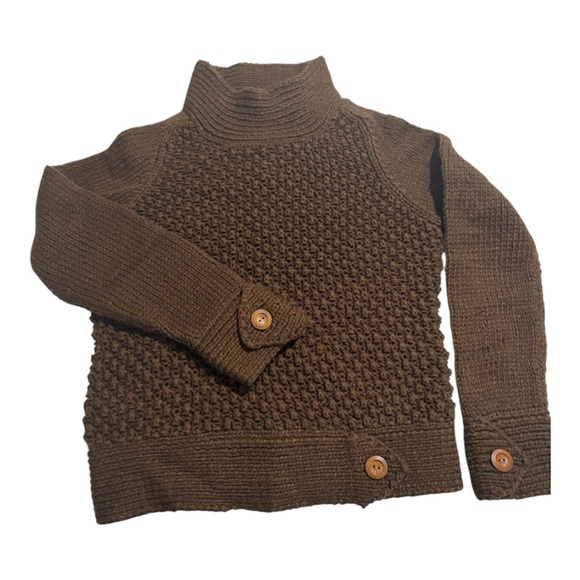 Vintage hand knit Sweater with Button Accents - Picture 1 of 5